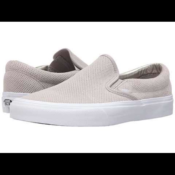 vans perf suede slip on